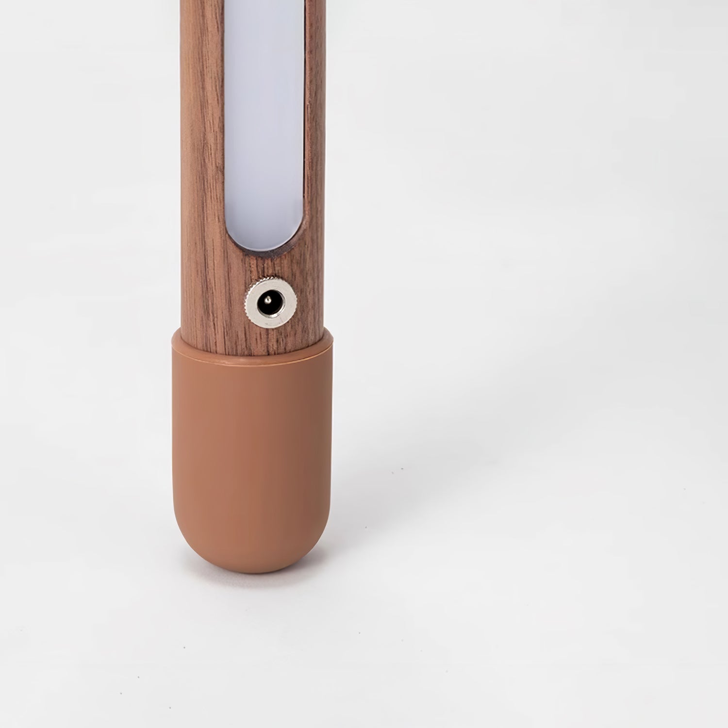 Scandinavische Vloerlamp Hout & Acryl met Geïntegreerde LED Staaflamp 135cm | Sansoti