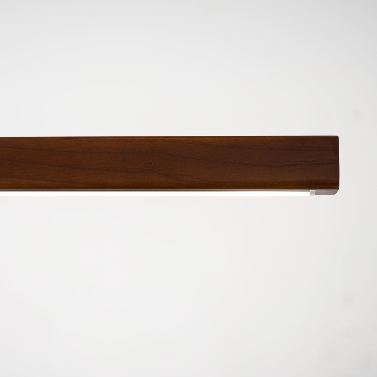 LED Hängelampe Holz Linear Warmes Licht Esstisch Kochinsel Minimalistisch Japandi Design Verstellbares Kabel Balkenlampe | Restfield