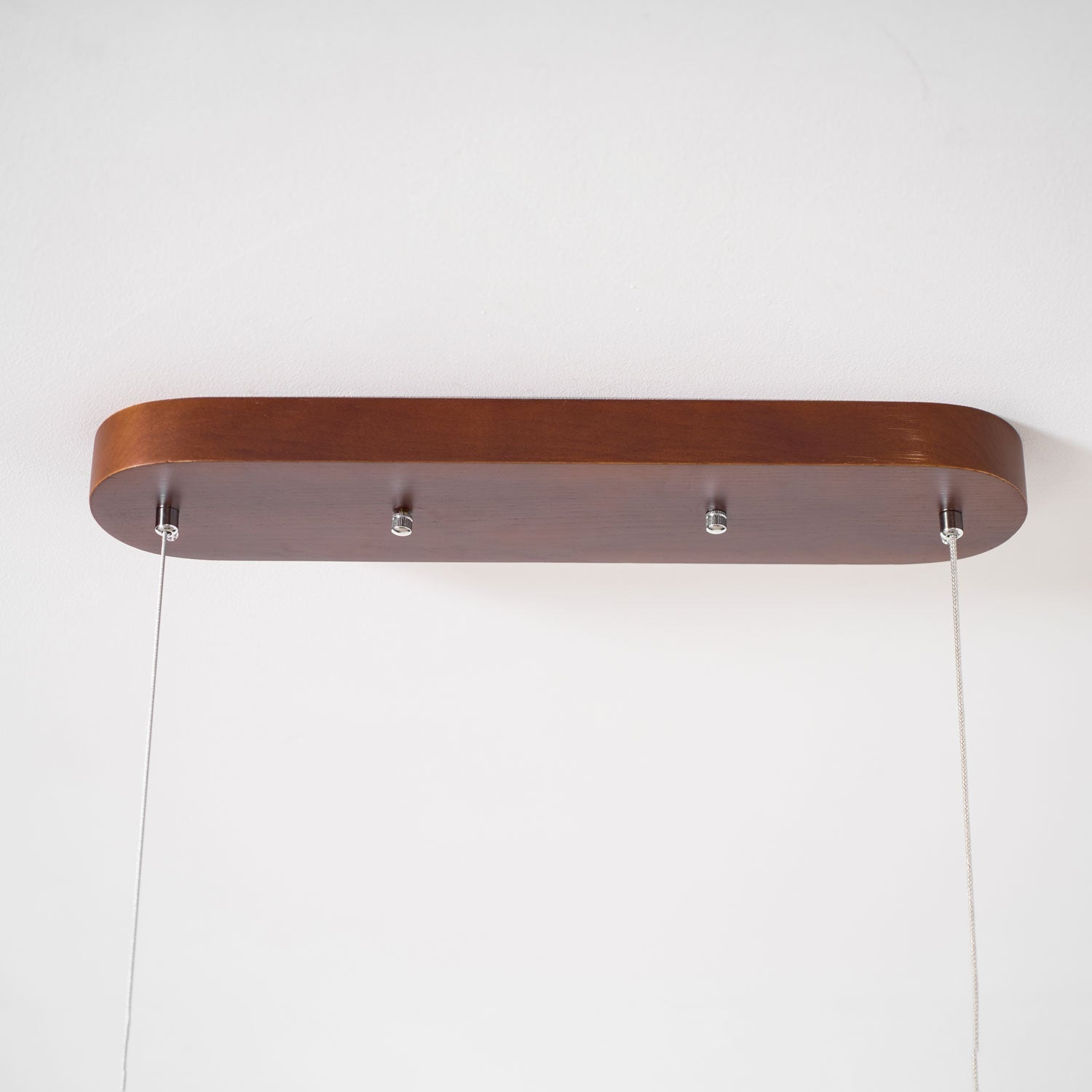 LED Hängelampe Holz Linear Warmes Licht Esstisch Kochinsel Minimalistisch Japandi Design Verstellbares Kabel Balkenlampe | Restfield