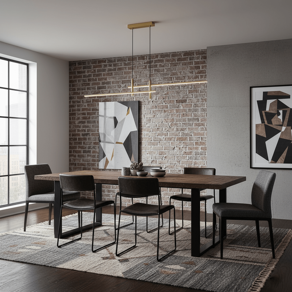 Lineaire hanglamp Links Island • 90/120/150cm • LED geïntegreerd • warm wit/neutraal/koel wit • dimbaar optie • zwart/goud • keuken-eiland boven tafel | Sansoti