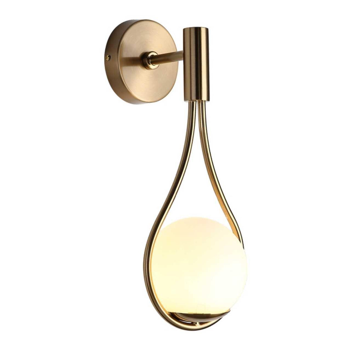 Design Wandlamp Glas en Metaal LED Verlichting Zwart Goud Scandinavisch Modern voor Woonkamer Slaapkamer | Sansoti