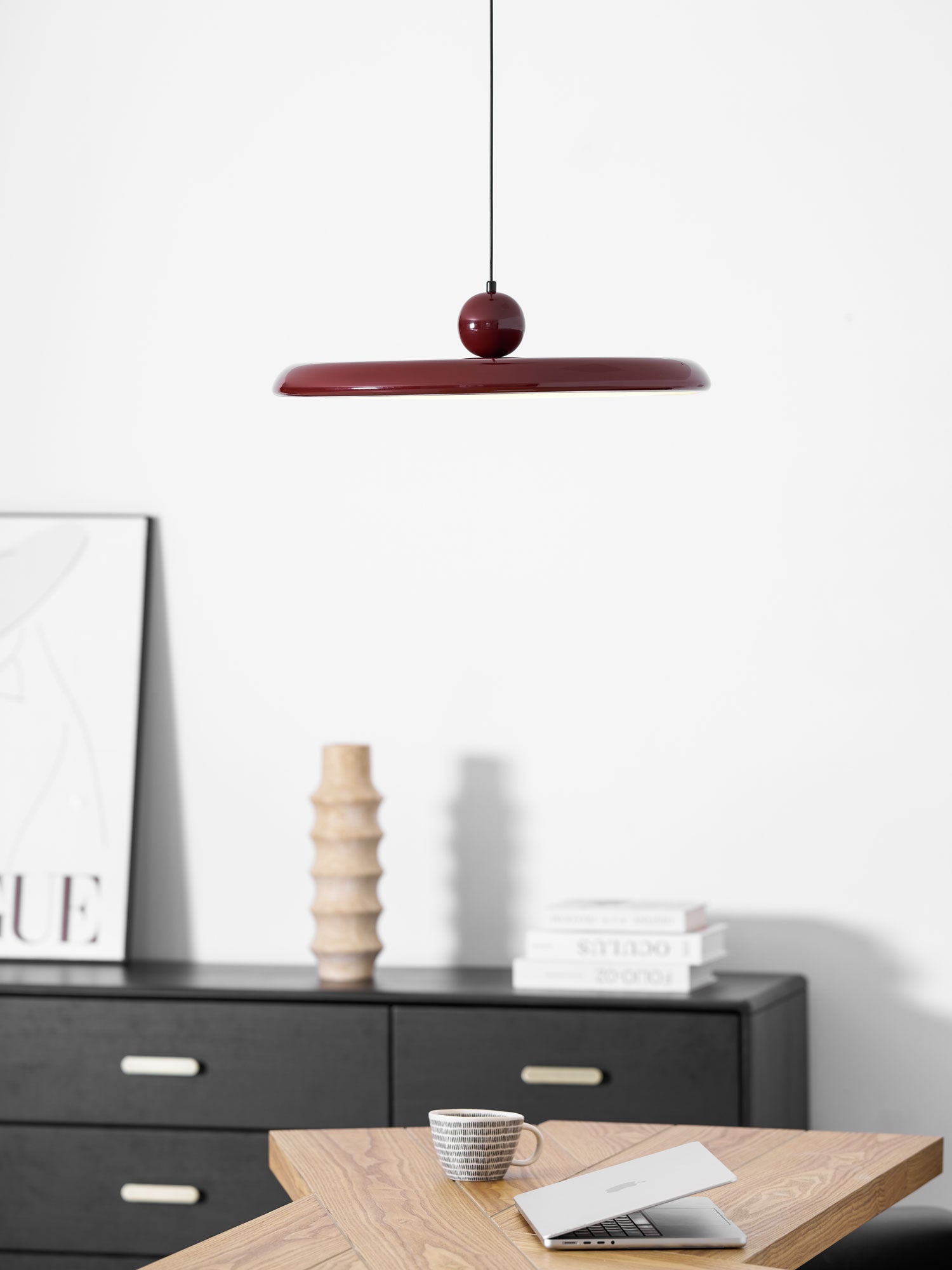 Ronde LED Hanglamp Lola – Minimalistisch Metaal & Acryl Disk Design – Dimbaar – Ø30/40/50cm – 3 Kleurtemperaturen – 150cm Verstelbare Kabel | Sansoti