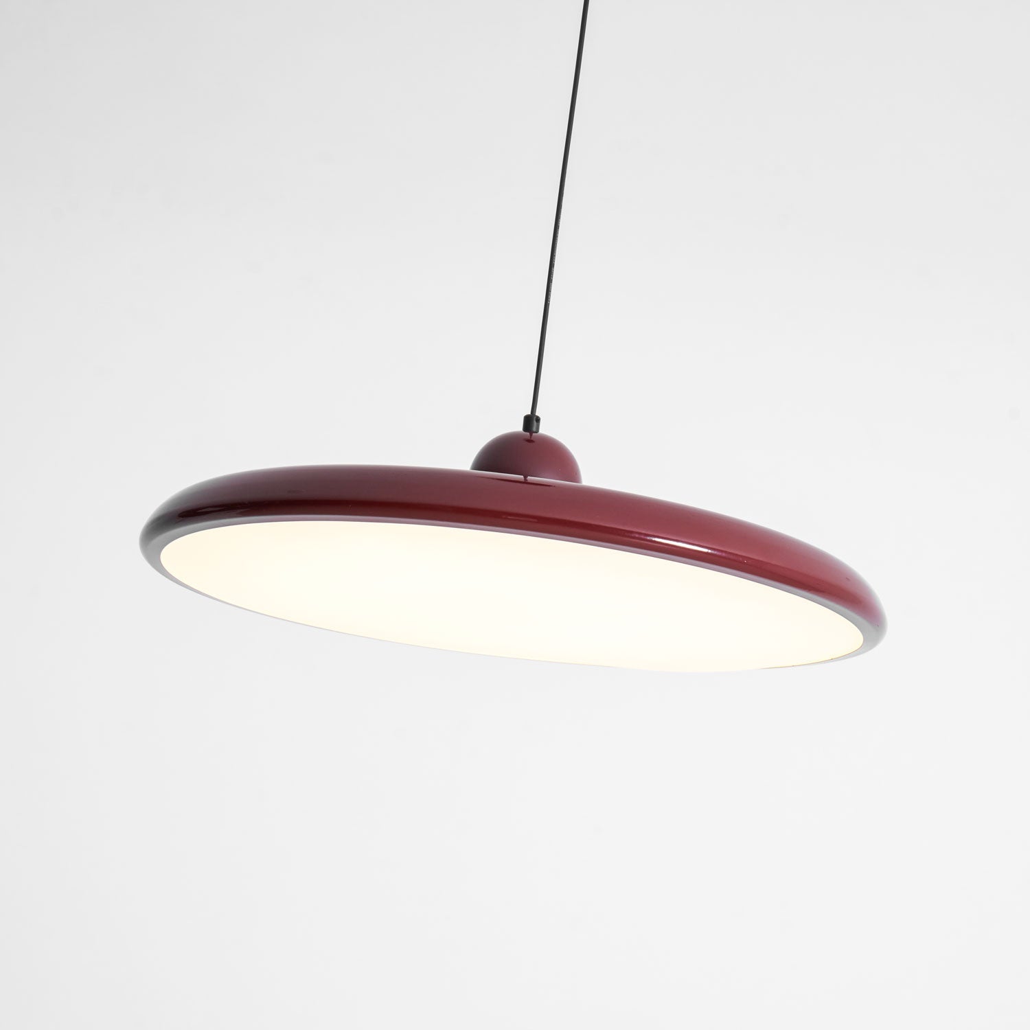 Ronde LED Hanglamp Lola – Minimalistisch Metaal & Acryl Disk Design – Dimbaar – Ø30/40/50cm – 3 Kleurtemperaturen – 150cm Verstelbare Kabel | Sansoti