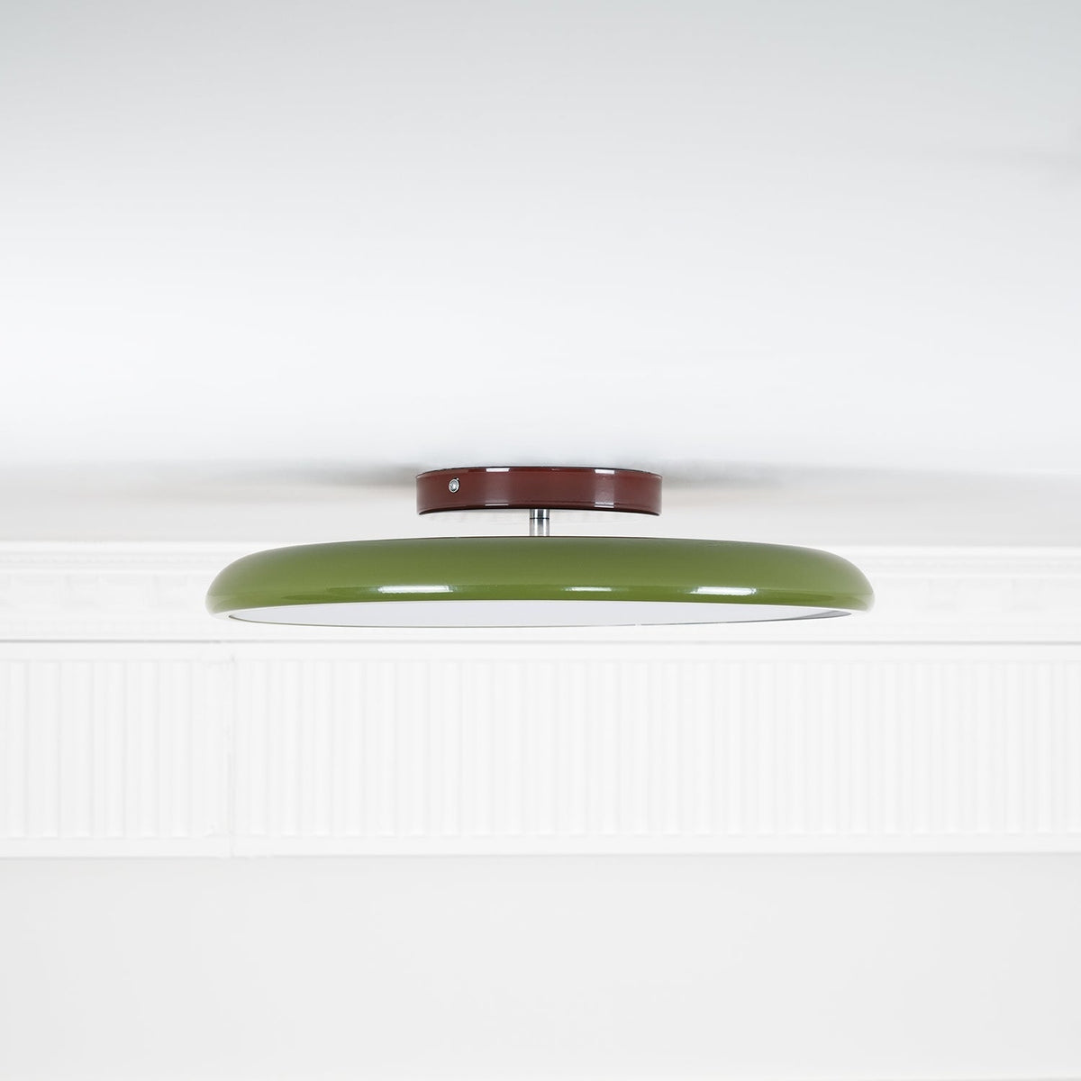 Adjustable Colored Metal Acrylic Dimmable Modern Minimalist LED Ceiling Light for Living Room and Bedroom | Sansoti
