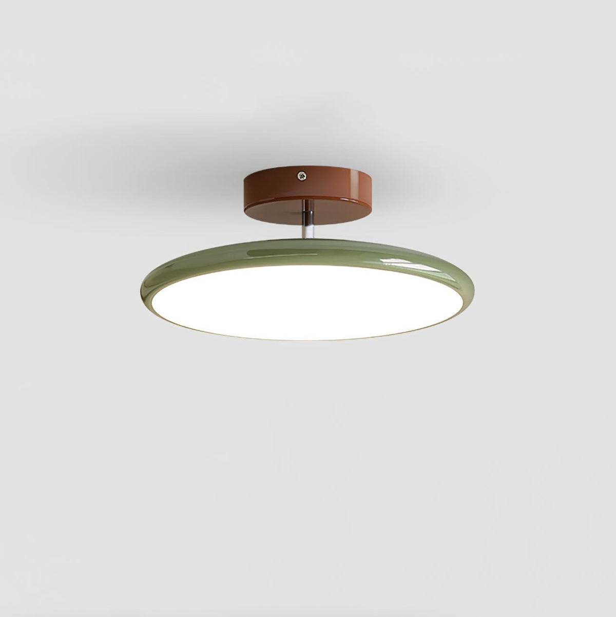 Adjustable Colored Metal Acrylic Dimmable Modern Minimalist LED Ceiling Light for Living Room and Bedroom | Sansoti