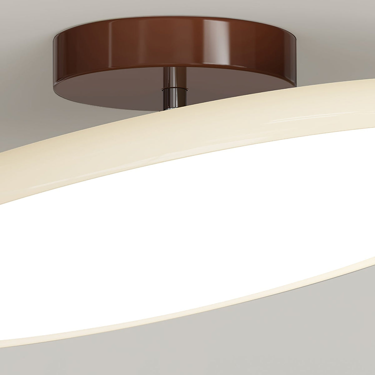 Adjustable Colored Metal Acrylic Dimmable Modern Minimalist LED Ceiling Light for Living Room and Bedroom | Sansoti