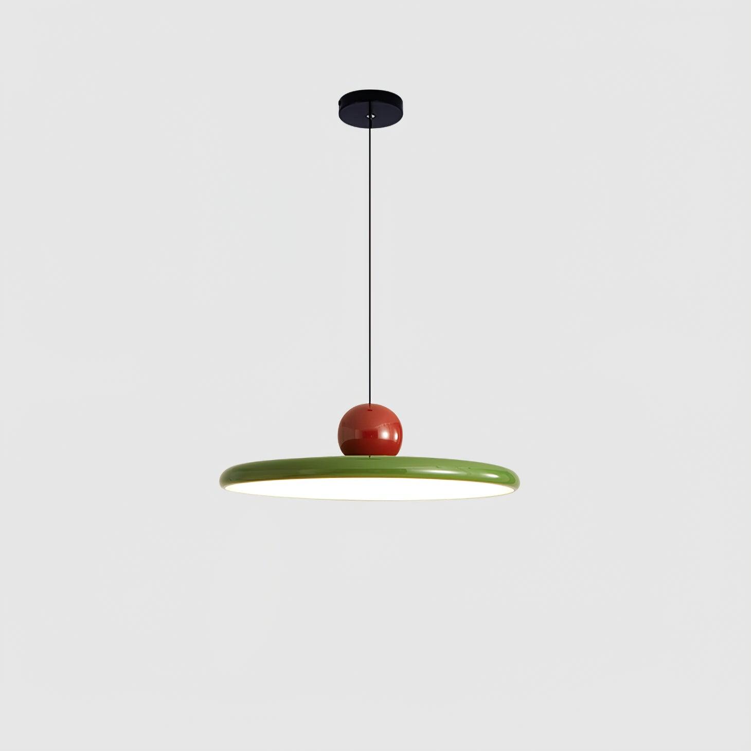 Ronde LED Hanglamp Lola – Minimalistisch Metaal & Acryl Disk Design – Dimbaar – Ø30/40/50cm – 3 Kleurtemperaturen – 150cm Verstelbare Kabel | Sansoti