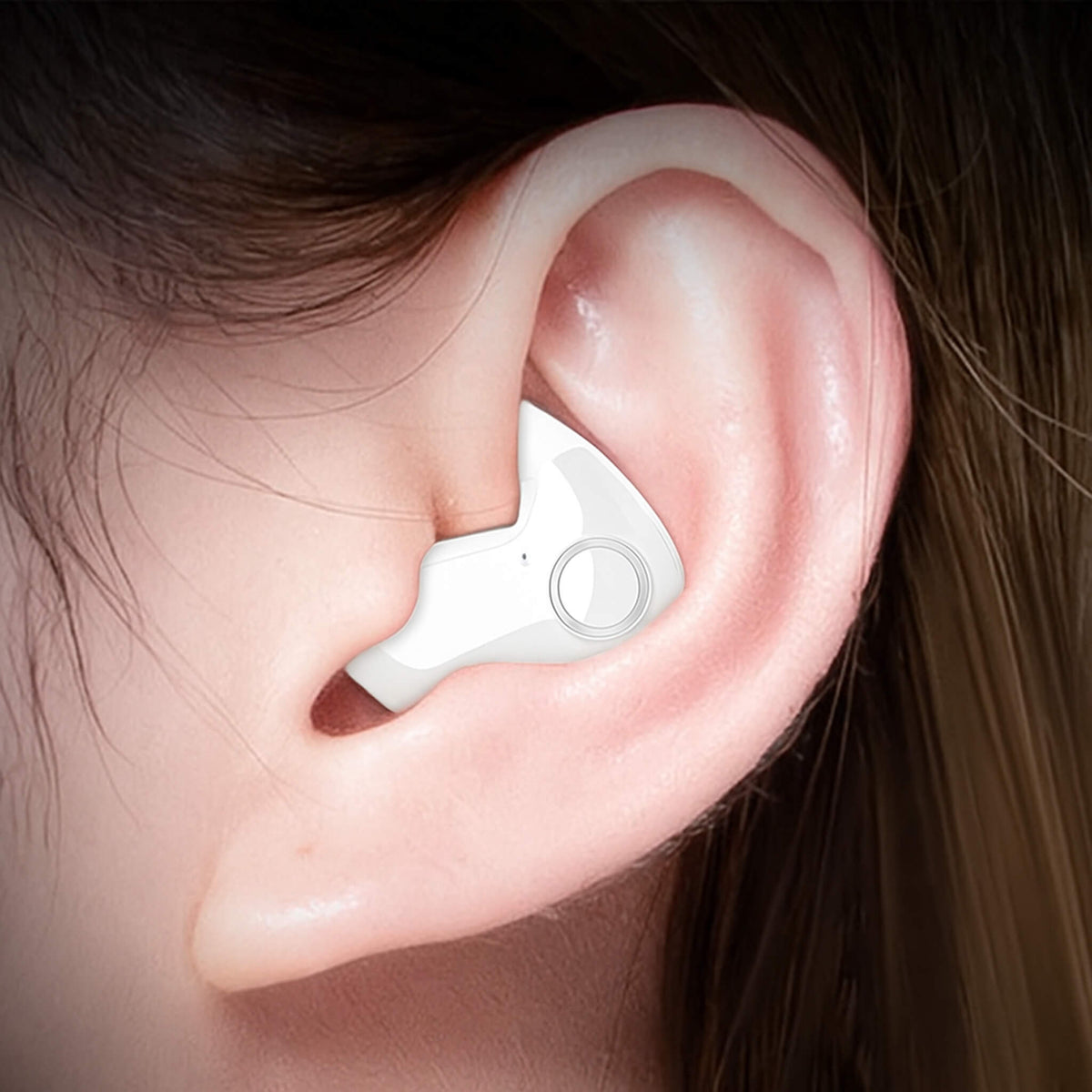 Bezprzewodowe słuchawki douszne do spania Bluetooth 5.3, wodoodporność IPX5, ergonomiczne i wygodne dla osób śpiących na boku | Sansoti
