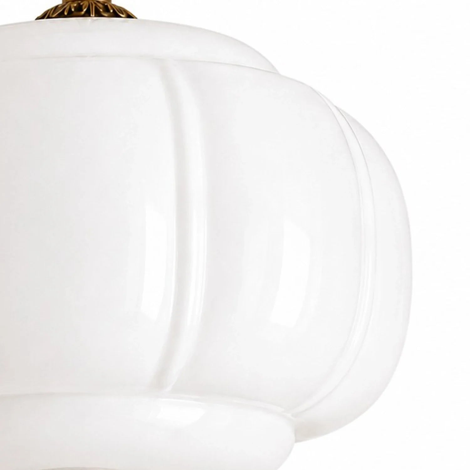 Antique Brass Plafondlamp met Groen Glas Pompoendesign - Elegante Hanglamp voor Eetkamer Keukeneiland Slaapkamer | Sansoti