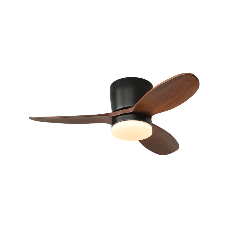 Ceiling Fan Milo with Lighting — Elegant Fan 91cm Modern Design with Remote Control | Sansoti