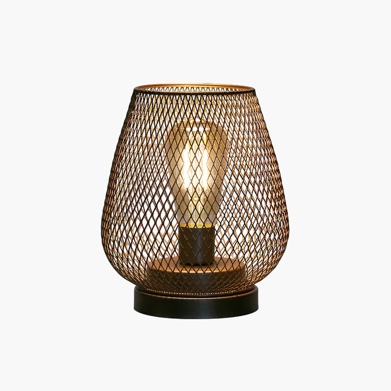 Draadloze LED Lantaarn Mat Zwart Vintage Stijl Batterij Aangedreven Sfeerverlichting Binnen en Buiten Dimbaar | Sansoti
