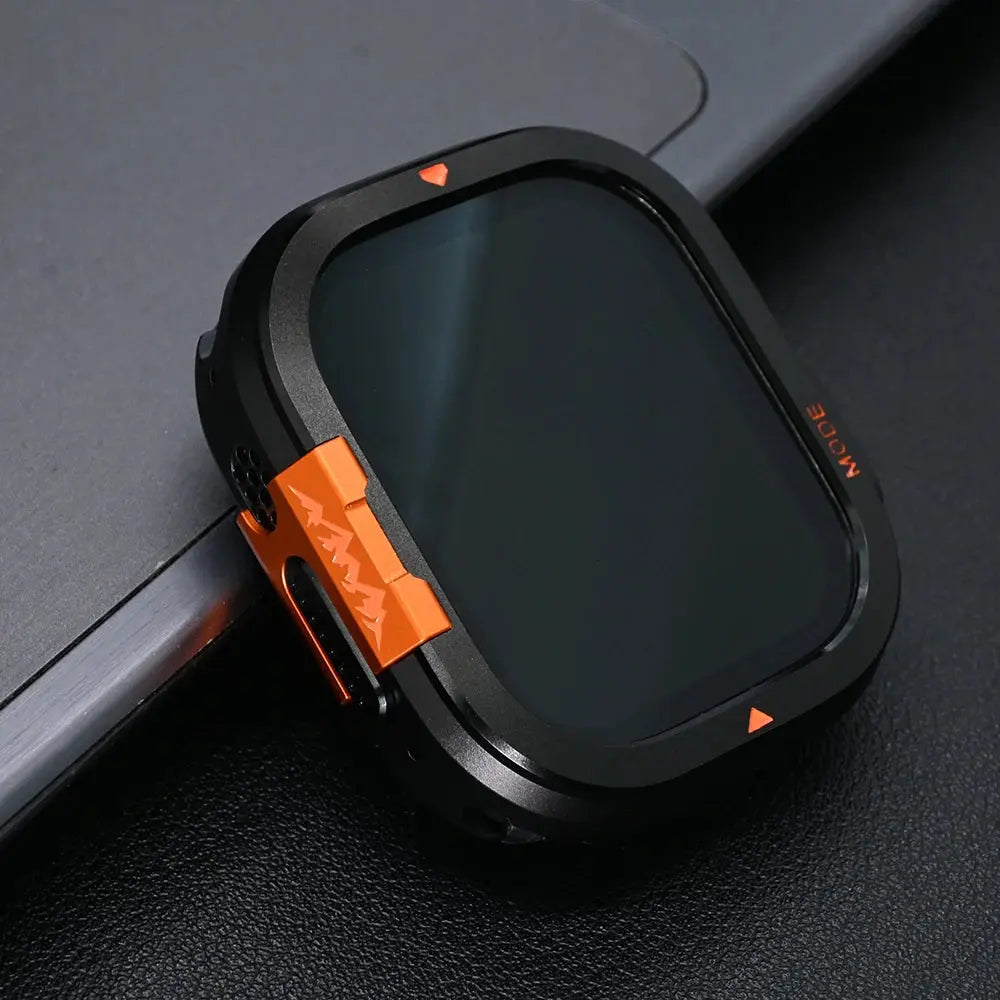 Protective Case Smartwatch 49mm 46mm Titanium Metal Frame Ultimate Protection Sports Watch Four Colors | Sansoti