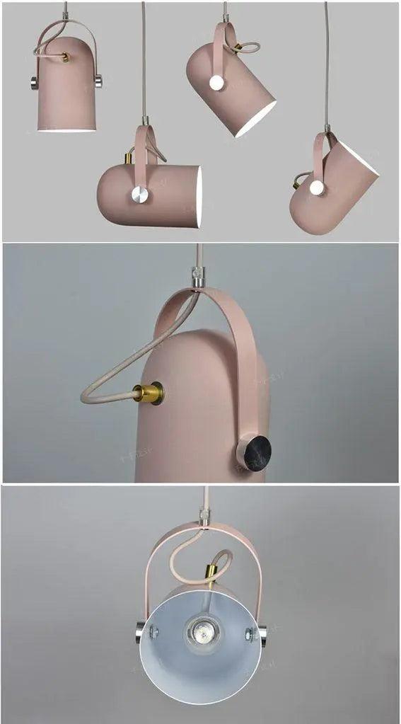 Moderne Hanglamp met Verstelbare Kabel voor Slaapkamer – Scandinavisch Design met Kleuraccenten | Sansoti
