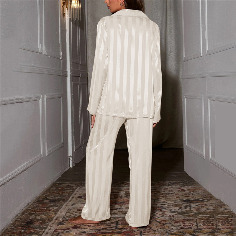 Luxury Silk Pajamas for Women, Classic Cut, Soft Satin Fabric, Comfortable Sleep, Elegant Loungewear | Sansoti