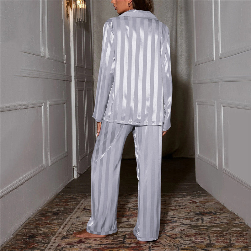 Luxury Silk Pajamas for Women, Classic Cut, Soft Satin Fabric, Comfortable Sleep, Elegant Loungewear | Sansoti