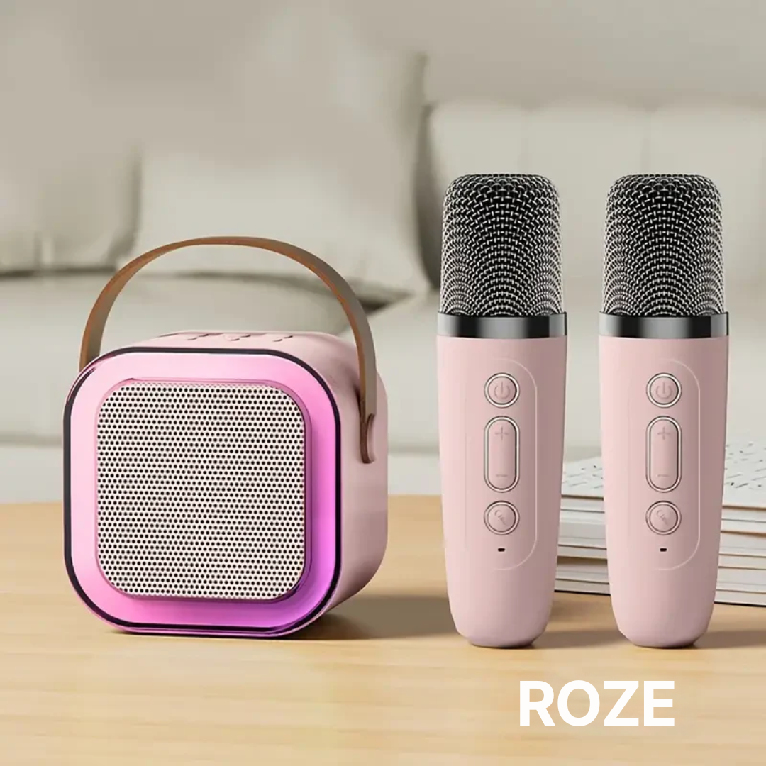 Kabelloses Kindermikrofon mit Bluetooth-Lautsprecher zum Singen, für Karaoke zu Hause, Partys, Musikwiedergabe und Kinder | Sansoti