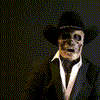 Skull Face Mask with Hat Halloween Horror Costume for Adults Latex Skull Creepy Party Mask | Sansoti