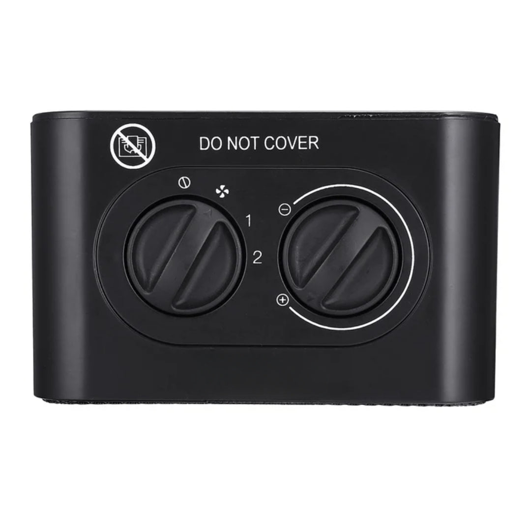 Compacte Verwarmingskachel 750-1500W PTC Keramiek Bureau Slaapkamer Badkamer Energiezuinig Wit Zwart | Sansoti