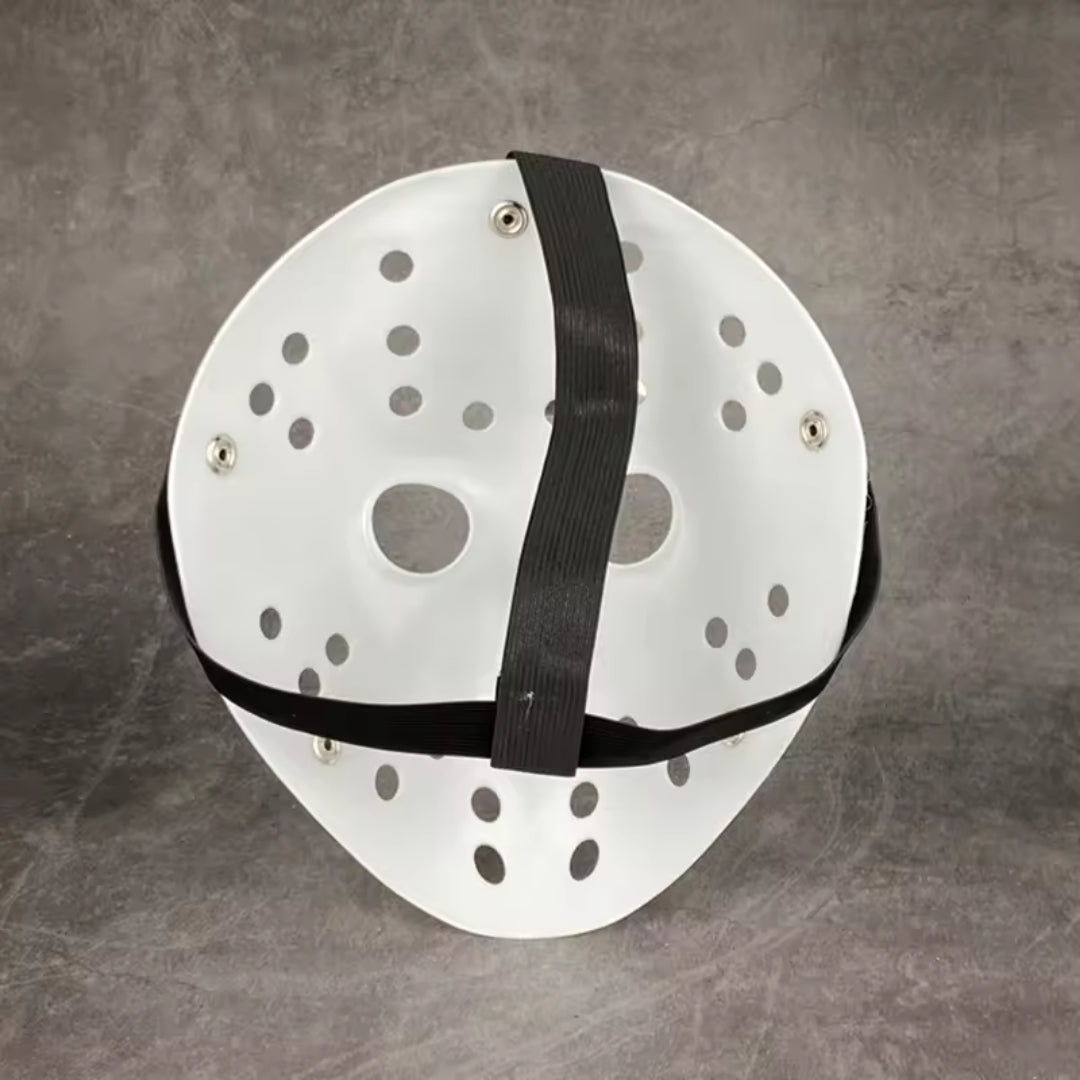 Horror Mask White EVA Halloween Costume Mask for Adults Cosplay Theme Party Creepy Scary Party Accessory | Sansoti