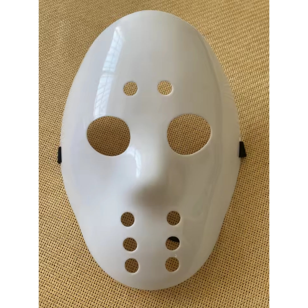 Hockeymasker Halloween Unisex Kunststof Wit Zwart Groen Feestmaskerade Cosplay Carnaval Kostuum Accessoire | Sansoti