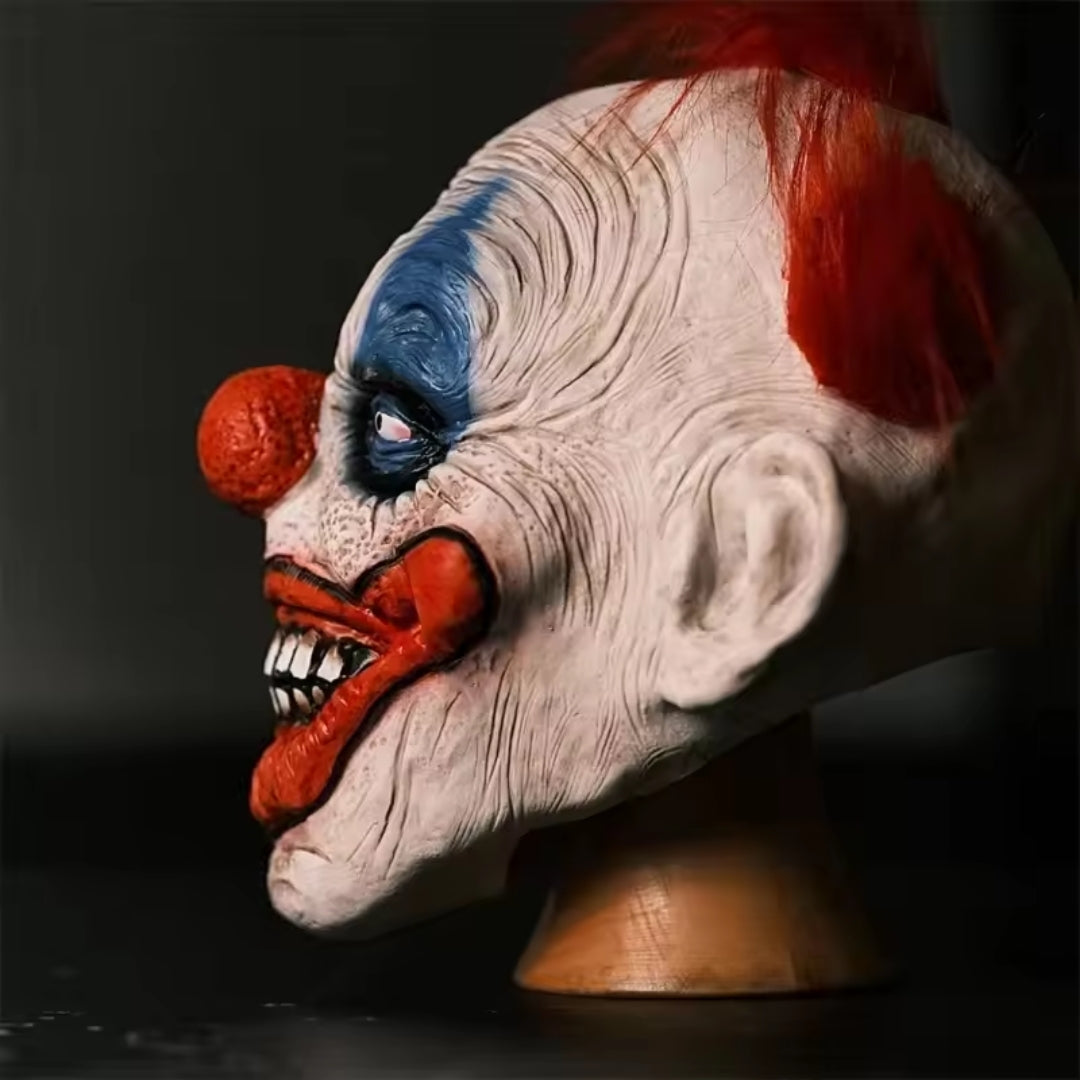 Clown Mask Latex Horror Full Face Halloween Party Costume Terrifying Laughing Creepy Carnival | Sansoti