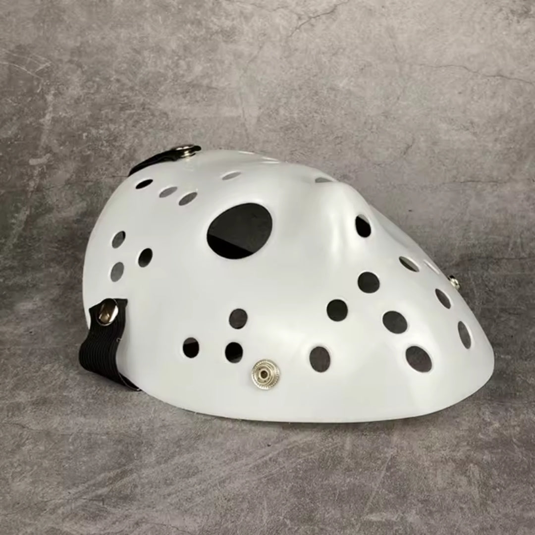 Horror Mask White EVA Halloween Costume Mask for Adults Cosplay Theme Party Creepy Scary Party Accessory | Sansoti