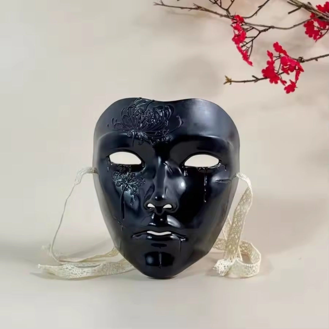Traditioneel Chinees Gezichtsmasker Manjusaka Volledig Gezicht Cosplay Unisex Feestelijk Carnaval Theater | Sansoti