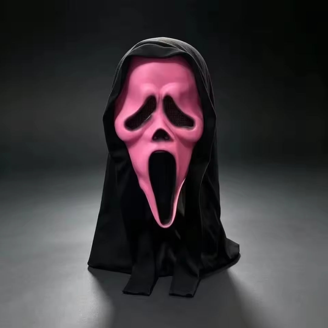 Creepy Face Mask with Hood for Halloween Parties, Cosplay, Horror-Themed Parties, Costume Parties | Sansoti