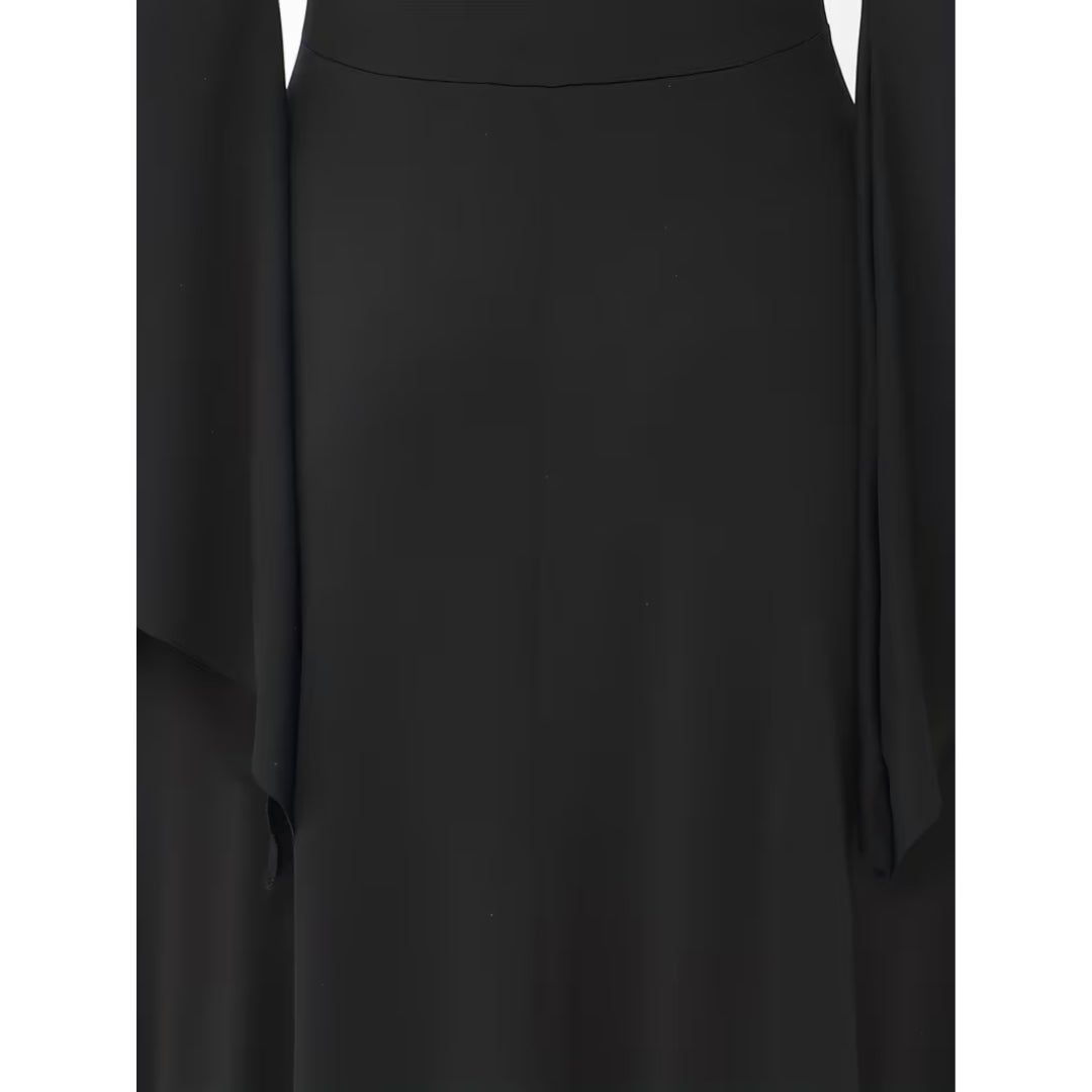 Vampierjurk Gothic Stijl Hoge Kraag Veterdetails Halloween Cosplay Feesten Zwart Victoriaans Kostuum | Sansoti
