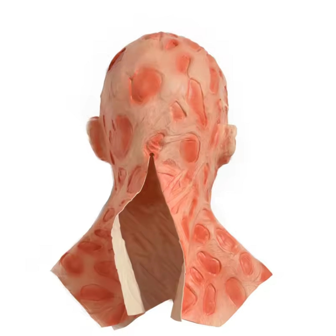 Griezelmasker met Handschoen Set voor Halloween Cosplay | Uniseks Horror Verkleedaccessoire Feestoutfit | Sansoti