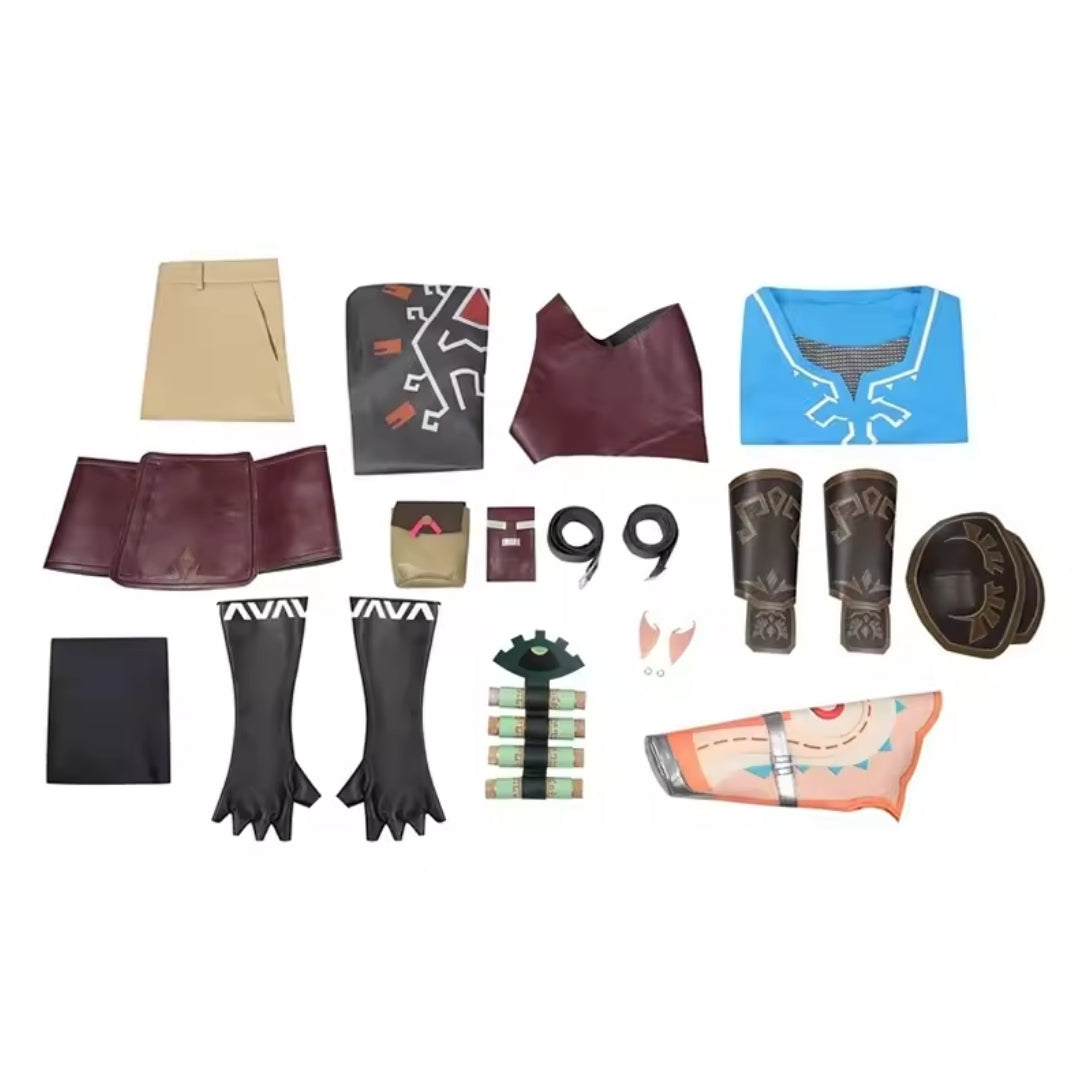 Fantasy Heldenoutfit Cosplay Kostuum voor Kinderen en Volwassenen Compleet Polyester Verkleedkleding | Sansoti