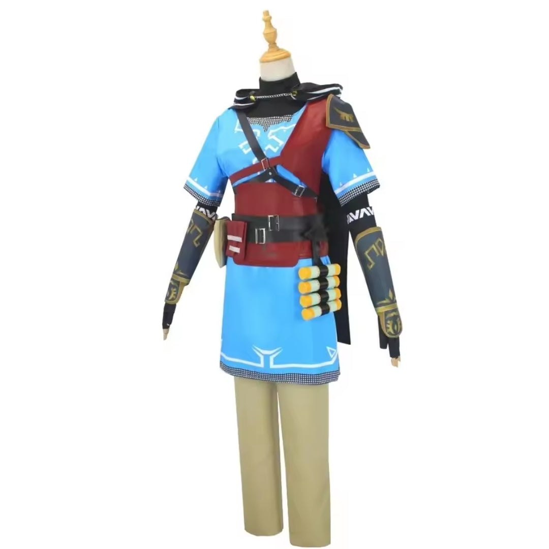 Fantasy Adventurer Cosplay Costume Green for Children and Adults Party Halloween Carnival Fancy Dress | Sansoti