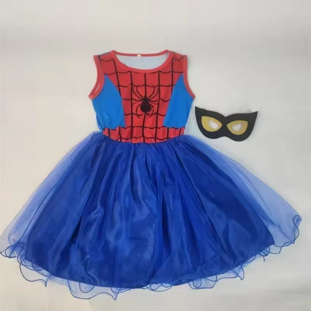 Superheldenpak Kinderen Spinnendesign Polyester Verkleedkostuum Halloween Carnaval Feest Uniseks Outfit | Sansoti