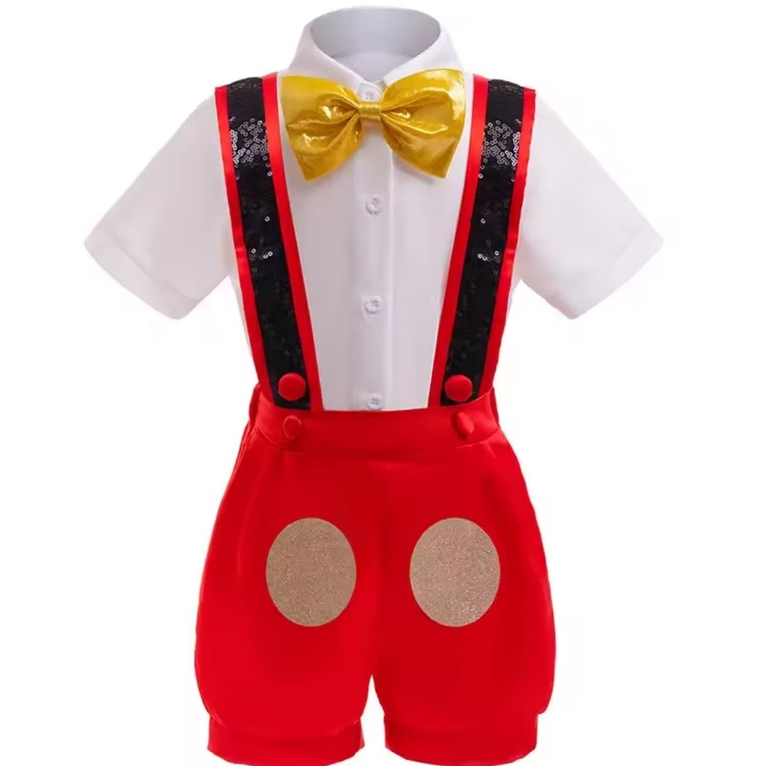 Mouse Costume Dress-Up Outfit for Girls and Boys Cosplay Carnival Halloween Children's Clothing Party Outfit Costume | Sansoti