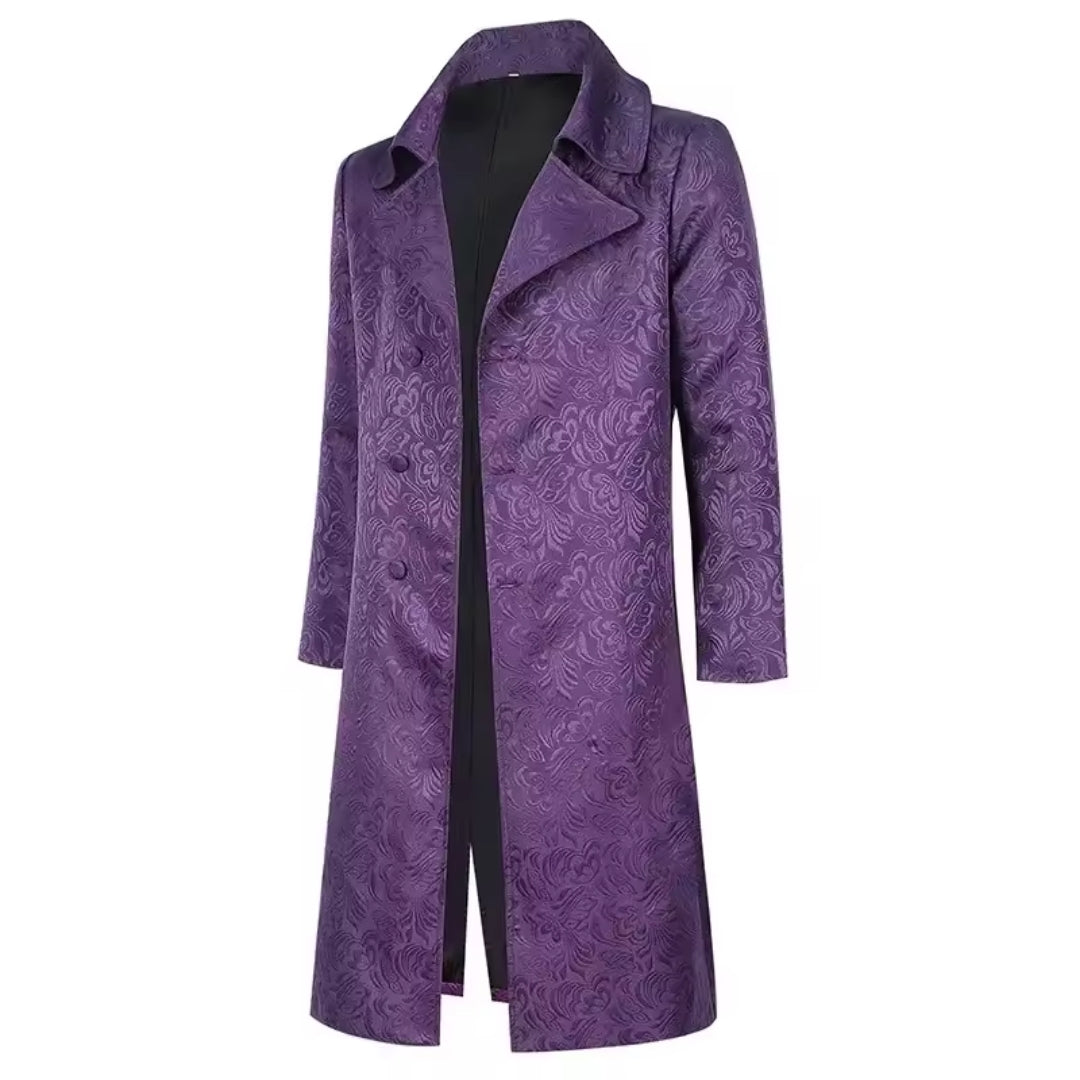 Trench-coat théâtral de méchant pour adultes - costume de cosplay unisexe pour Halloween, le carnaval et les fêtes | Sansoti