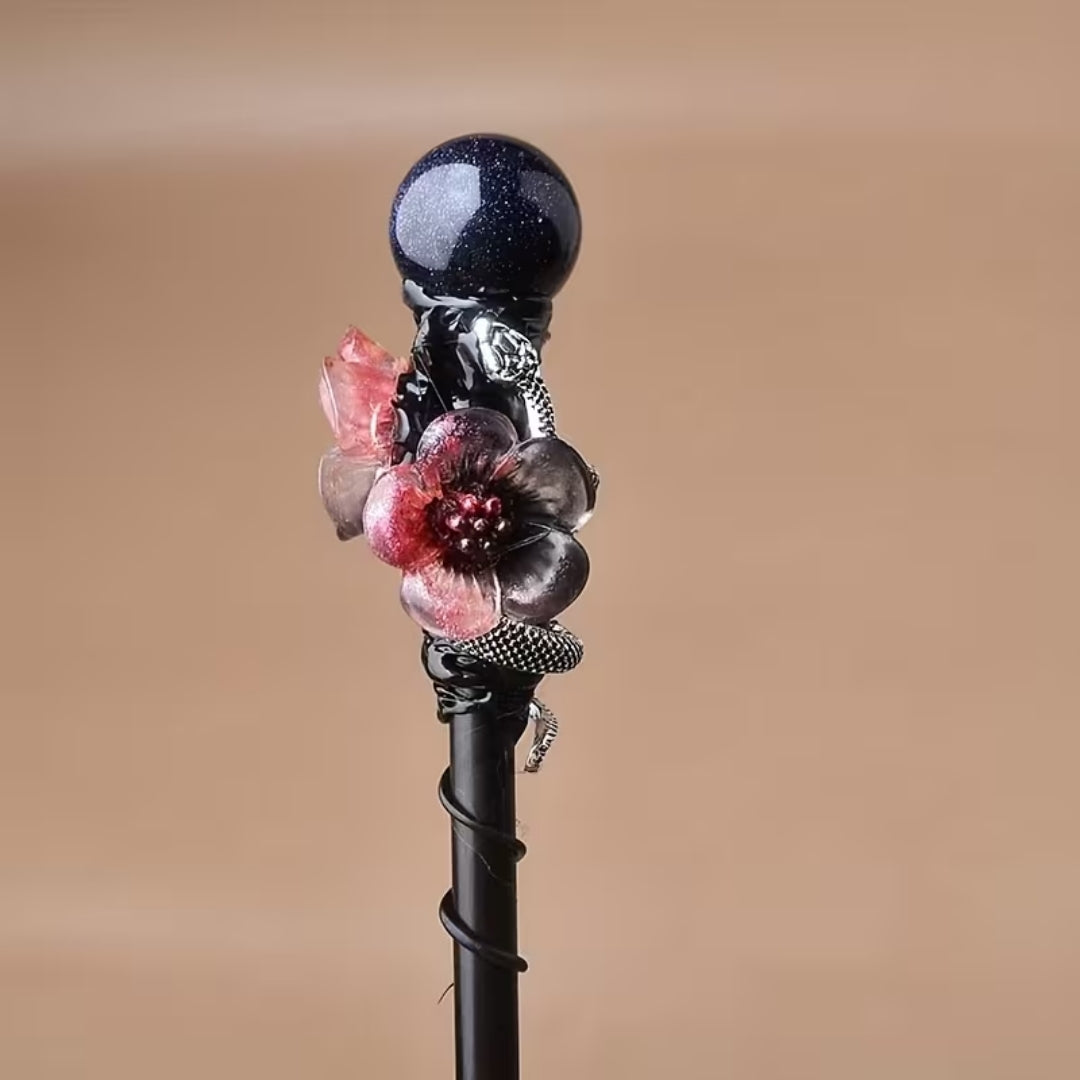 Decorative Crystal Wand for Fancy Dress Party Halloween Cosplay Witch Wizard Costume Accessory | Sansoti