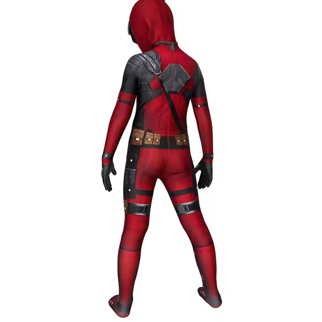 Superhero Dress-Up Costume for Children with Swords, Unisex Jumpsuit, Halloween Carnival Cosplay Party Costume | Sansoti