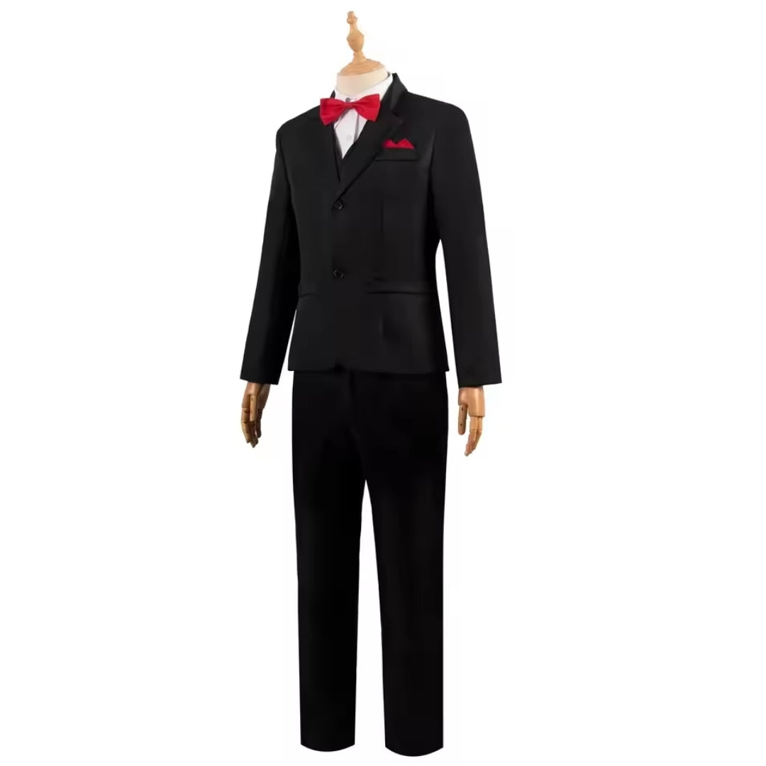 Horror-Cosplay-Set mit mehrlagigem Outfit aus Polyester für Erwachsene, Halloween-, Karnevals-, Verkleidungs- und Partykleidung | Sansoti