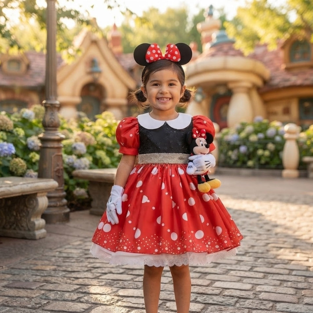 Mouse Costume Dress-Up Outfit for Girls and Boys Cosplay Carnival Halloween Children's Clothing Party Outfit Costume | Sansoti