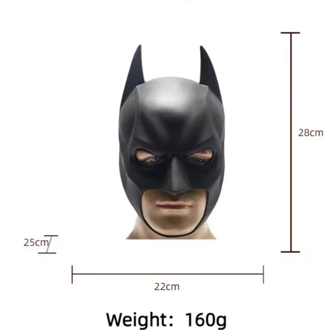 Superhero Bat Head Mask Latex Adults Cosplay Halloween Carnival Party Costume Accessory | Sansoti