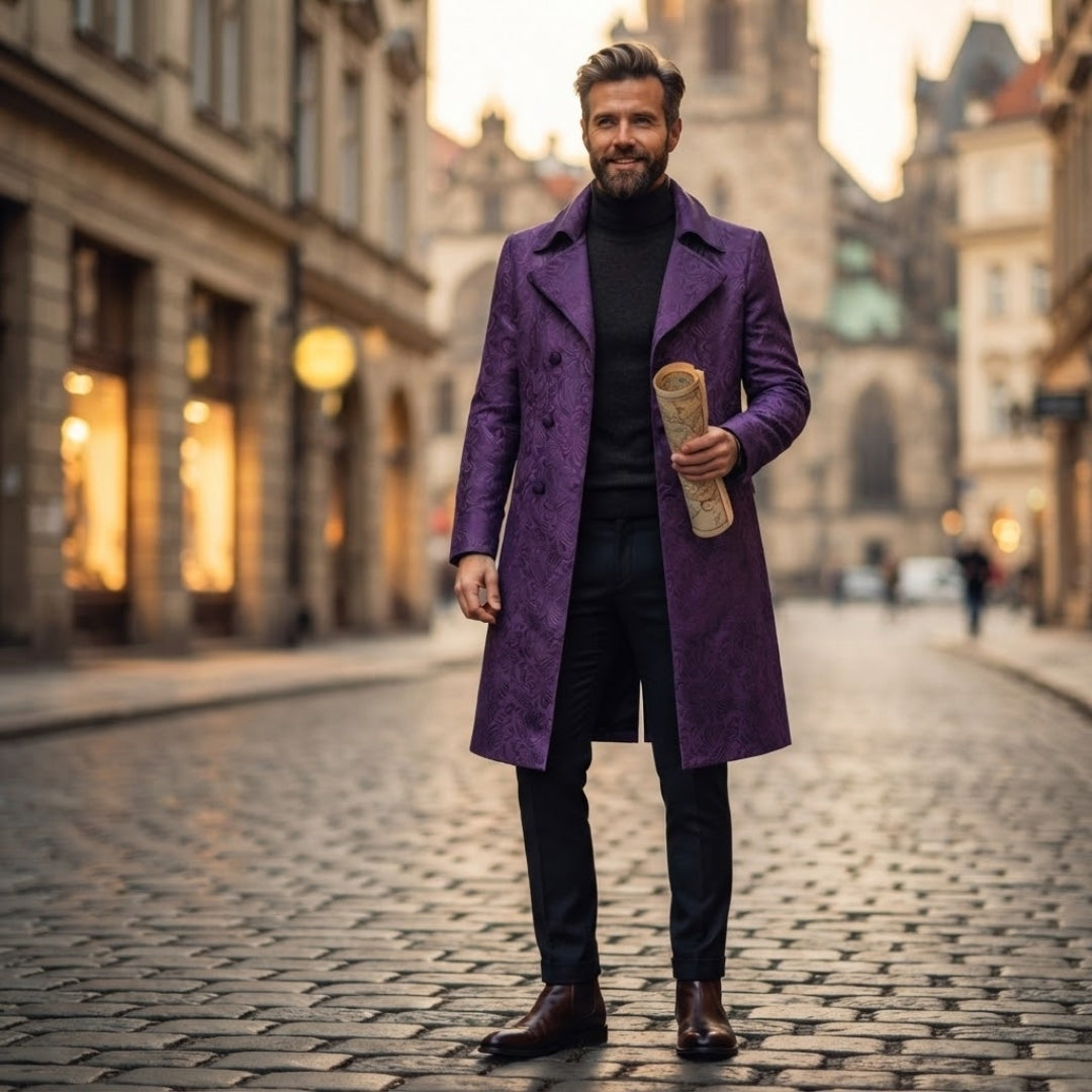 Trench-coat théâtral de méchant pour adultes - costume de cosplay unisexe pour Halloween, le carnaval et les fêtes | Sansoti