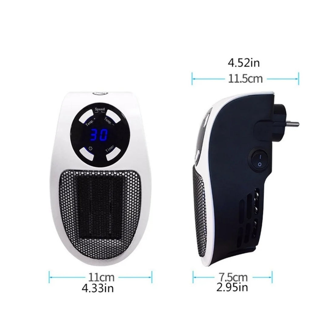 Compacte Mini Kachel 500W met Afstandsbediening Timer Warmteregeling Energiezuinig voor Kleine Ruimtes Kantoor | Sansoti