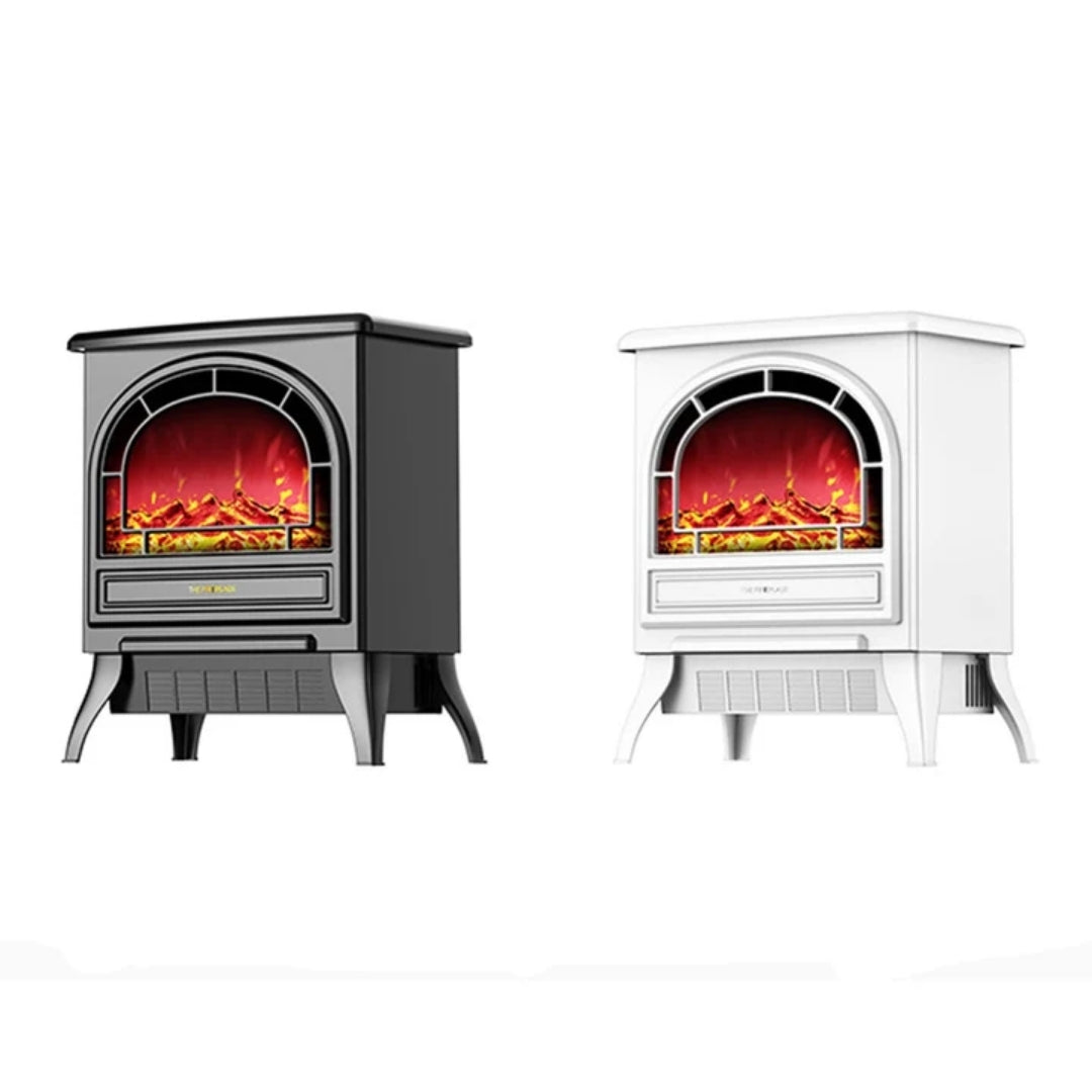 Sfeerverwarmer Elektrisch 1800W Kwartsbuisverwarming 3D Vlameffect Afstandsbediening Woonkamer Sfeerhaard | Sansoti