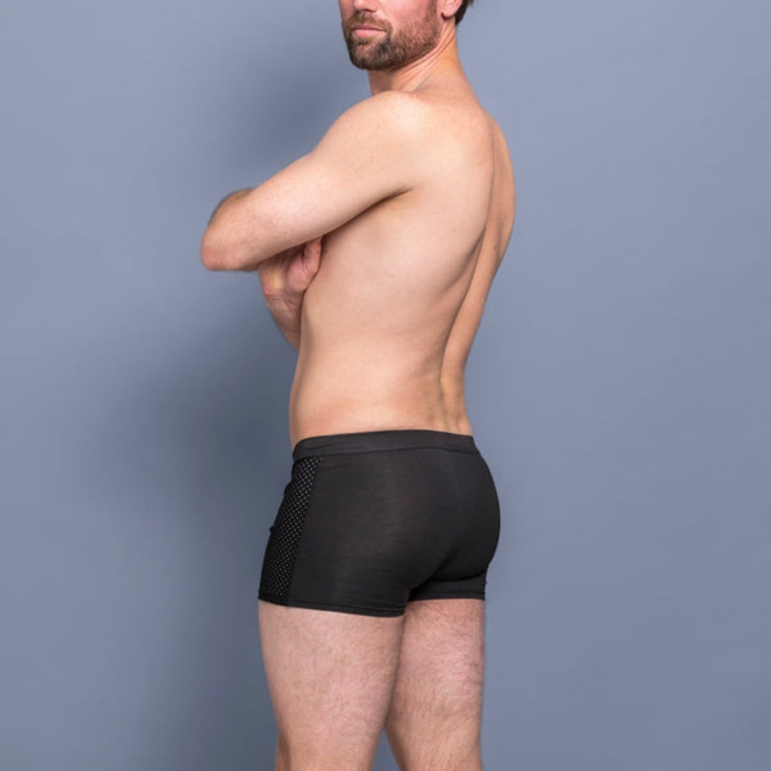 Herenbboxer Bamboevezel 95% Ademend & Zacht Onderbroek Mesh Ventilatie Thermisch Comfort Dagelijks Gebruik | Sansoti
