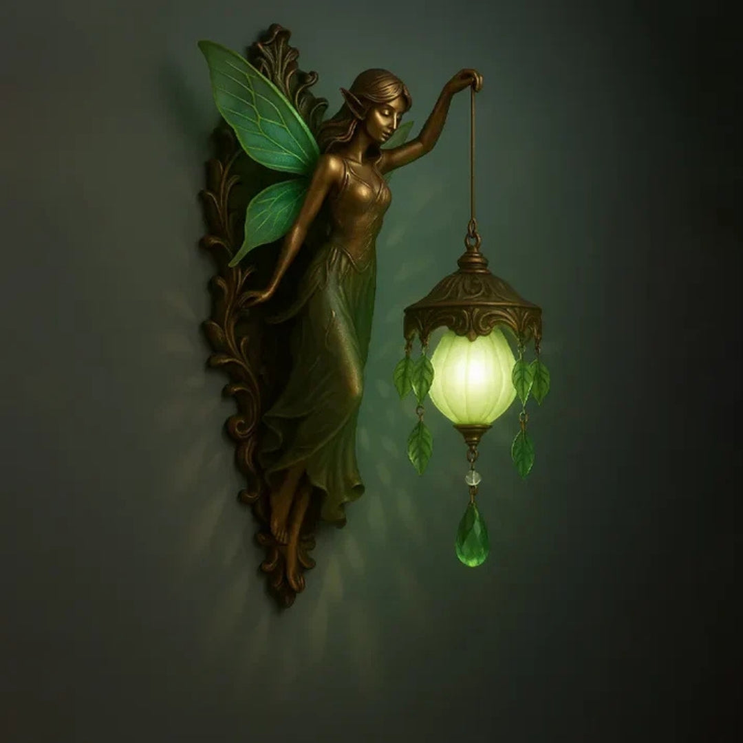 Sculptural Wall Lamp with Mythological Figures – Hand-Finished with Ambient Light for a Cozy Living Room and Bedroom | Sansoti