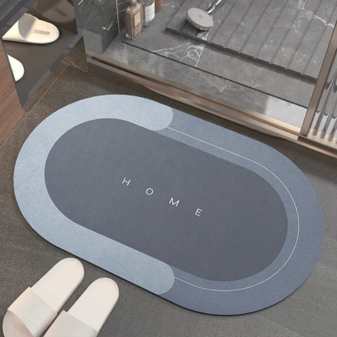 Non-Slip Bath Mat with Fast-Drying Moisture Absorption for Bathroom, Kitchen, and Hallway, Modern Floor Protection | Sansoti