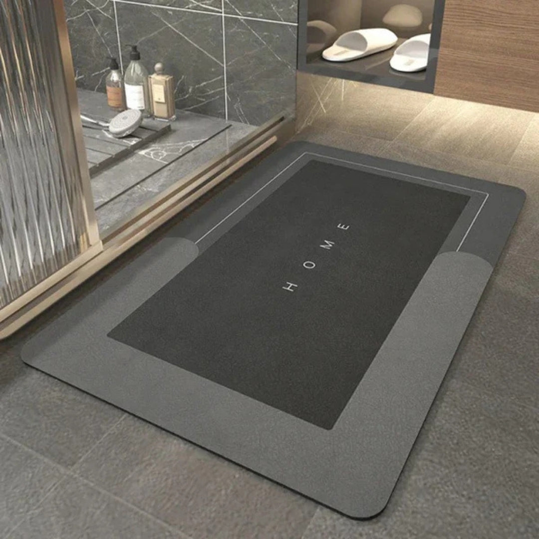 Non-Slip Bath Mat with Fast-Drying Moisture Absorption for Bathroom, Kitchen, and Hallway, Modern Floor Protection | Sansoti