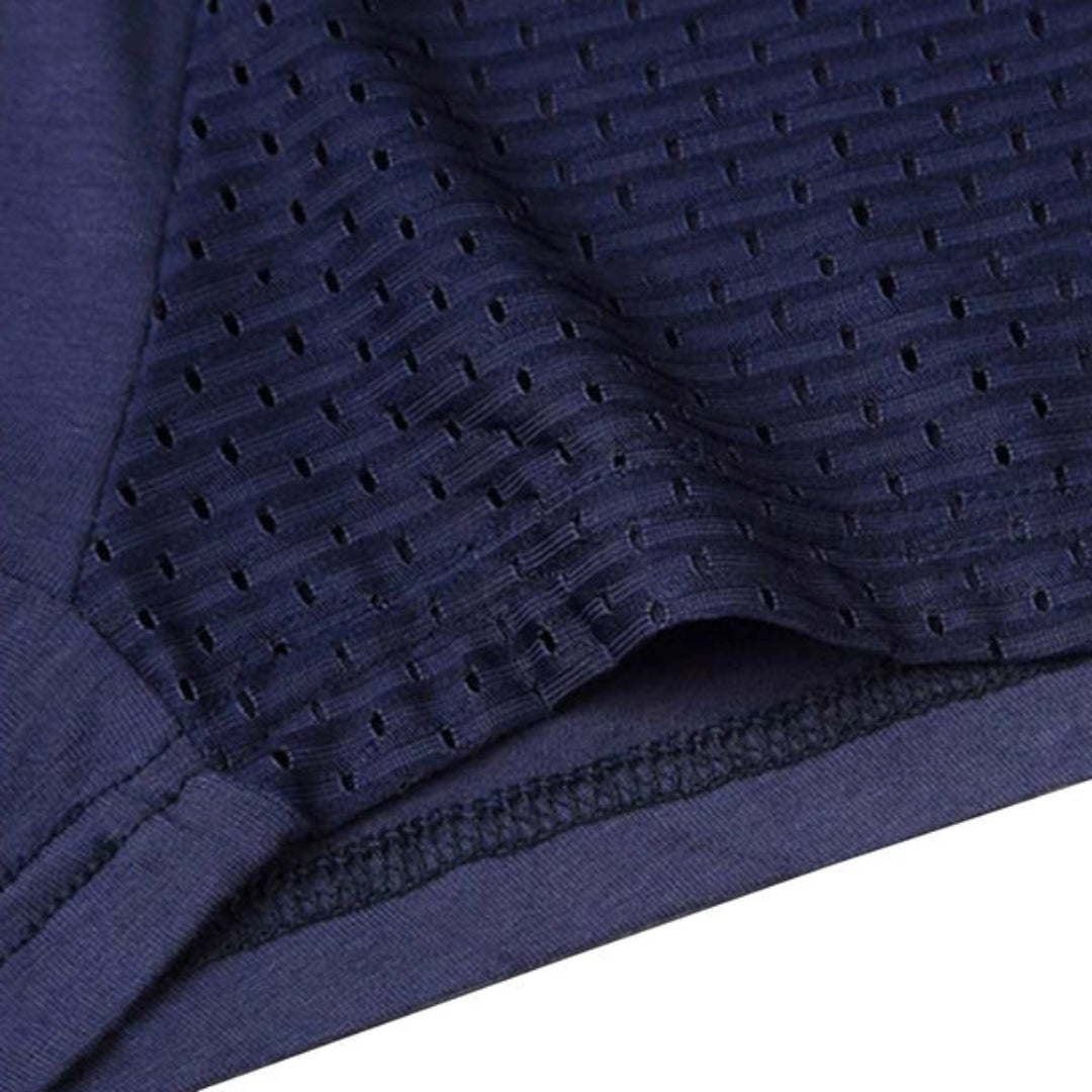 Herenbboxer Bamboevezel 95% Ademend & Zacht Onderbroek Mesh Ventilatie Thermisch Comfort Dagelijks Gebruik | Sansoti