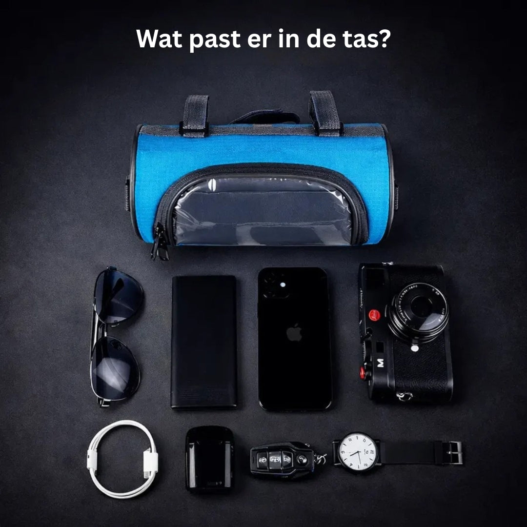 Sacoche de vélo étanche avec support de téléphone à écran tactile pour guidon, rangement sécurisé et navigation | Sansoti