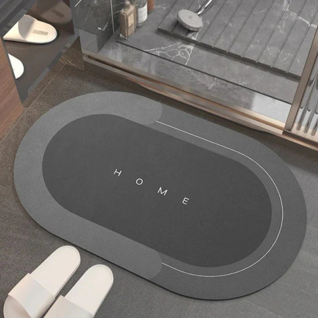 Non-Slip Bath Mat with Fast-Drying Moisture Absorption for Bathroom, Kitchen, and Hallway, Modern Floor Protection | Sansoti
